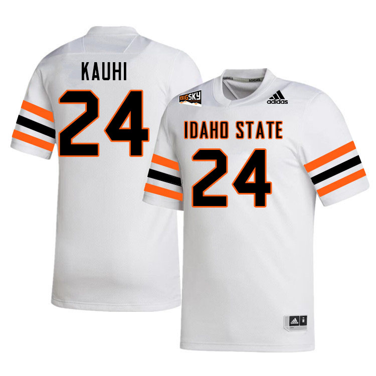 Men #24 Keoua Kauhi Idaho State Bengals 2023 College Football Jerseys Stitched-White
